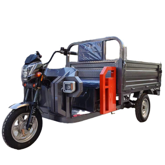 Electric Cargo Dump Tricycle Heavy Duty 1000W Motor Truck 3 Wheels Freight Vehicle Short-distance Passenger Tricycle