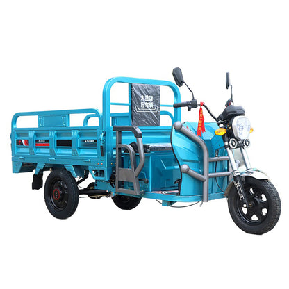 Electric Cargo Tricycle Truck Endurance Mileage 50-70km Freight Vehicle Short-distance Passenger Tricycle