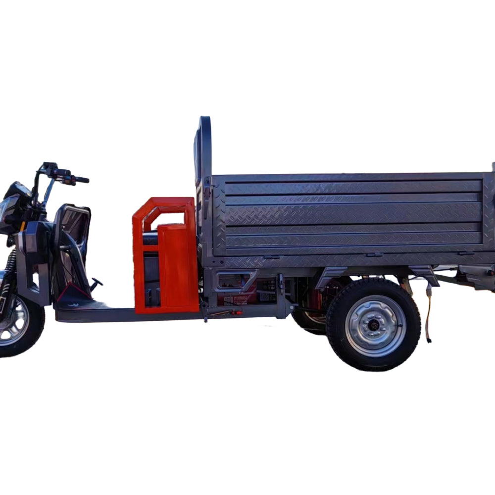 Electric Cargo Dump Tricycle Heavy Duty 1000W Motor Truck 3 Wheels Freight Vehicle Short-distance Passenger Tricycle