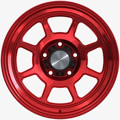 off-road wheels 17 18 20 22 24 Inch 5 hole monoblock wheel rims Red