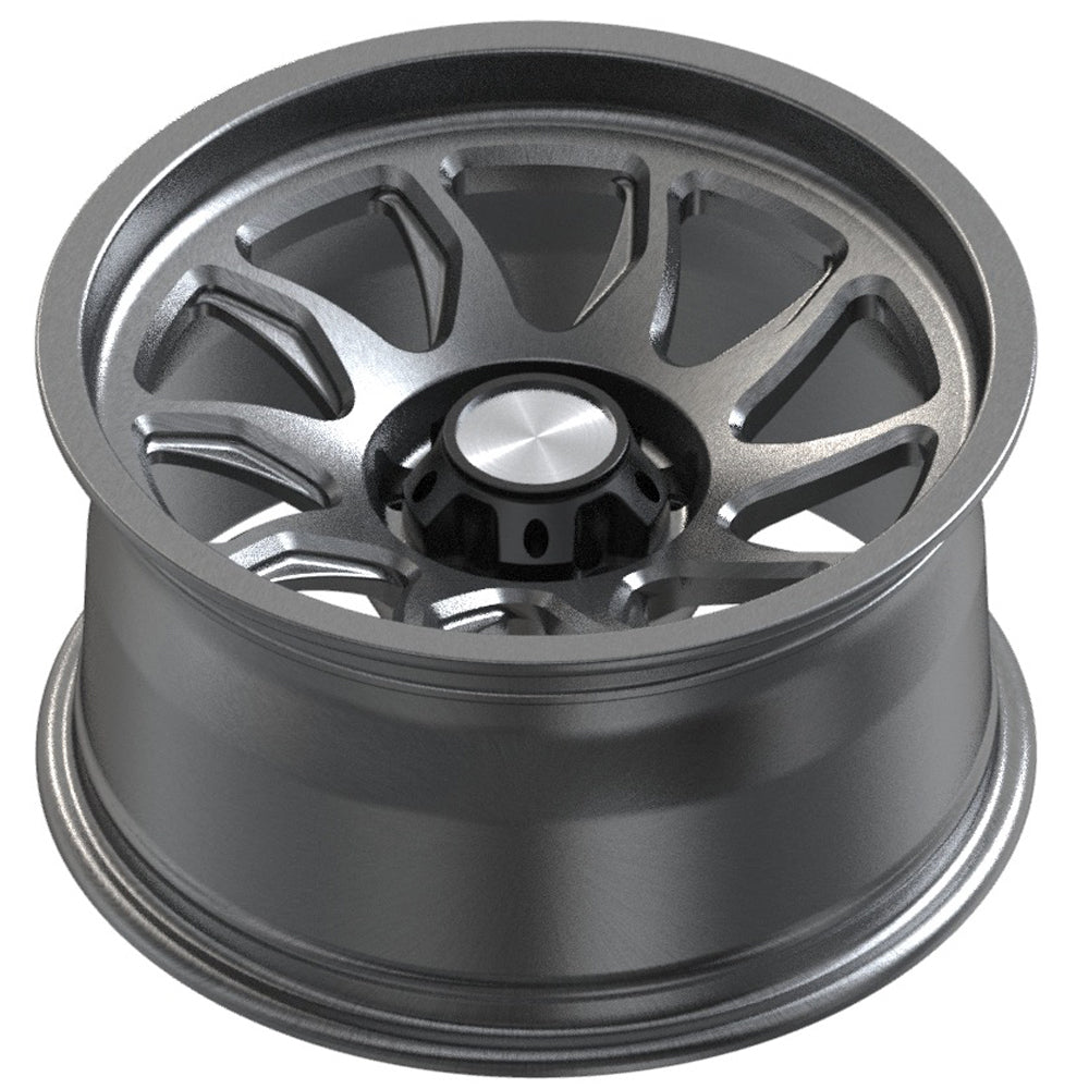 off-road wheels 17 18 20 22 24 Inch 5 hole monoblock wheel rims Gray