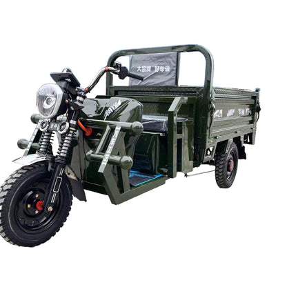 Electric Cargo Dump Tricycle 1000W Battery Truck 3 Wheels Freight Vehicle Short-distance Passenger Tricycle