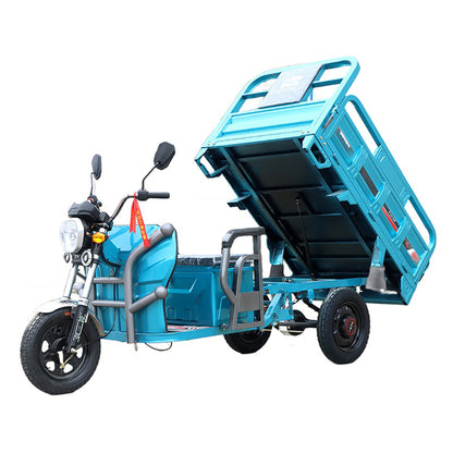 Electric Cargo Tricycle Truck Endurance Mileage 50-70km Dump Freight Vehicle Short-distance Passenger Tricycle