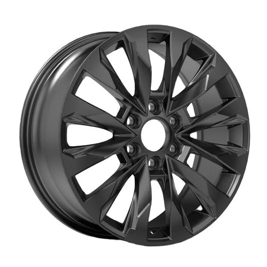 Car Rims 20x8 Inch 6x139.7 6 Holes Hyper Black with Machine Face Alloy Cast Wheels For TOYOTA