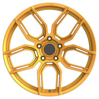 Custom Size 4x4 Forged off-road Wheels 6 Hole PCD 139.7 Forged Wheel Rims Yellow